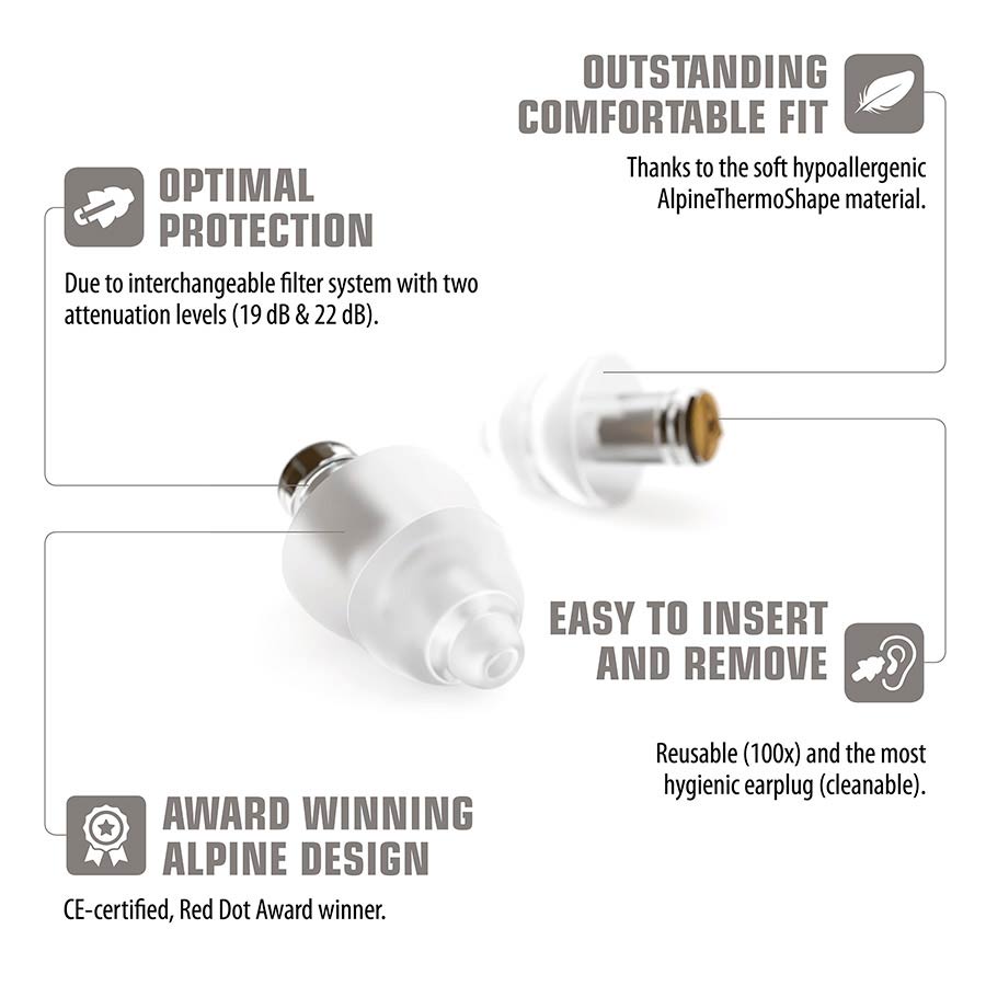 alpine musicsafe hearing protection transparent features