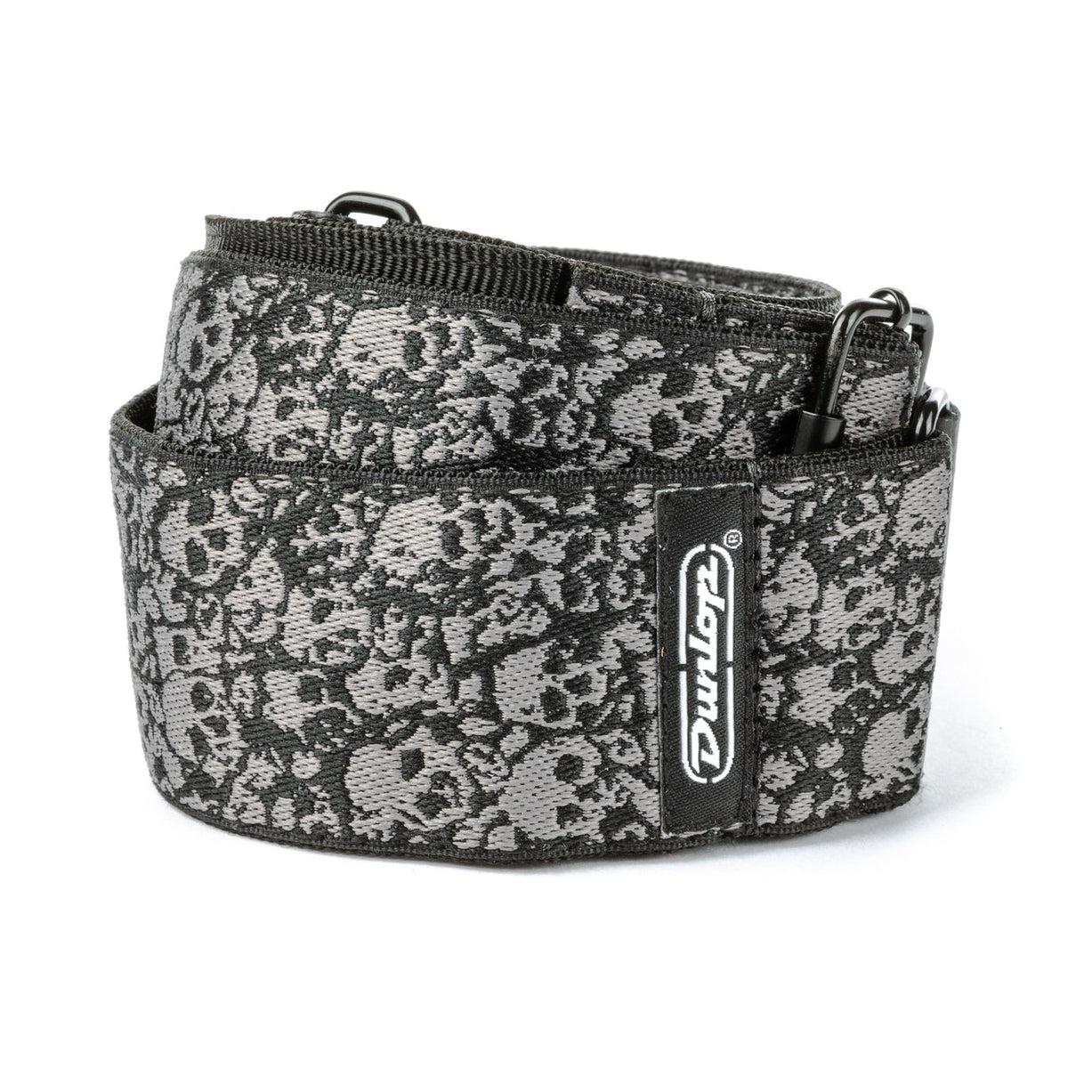 dunlop jacquard catacomb guitar strap coiled