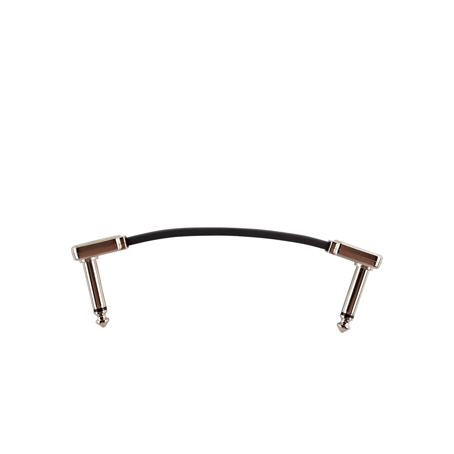 ernie ball eeb 6225 flat ribbon patch cable 7.5 cm black angled angled