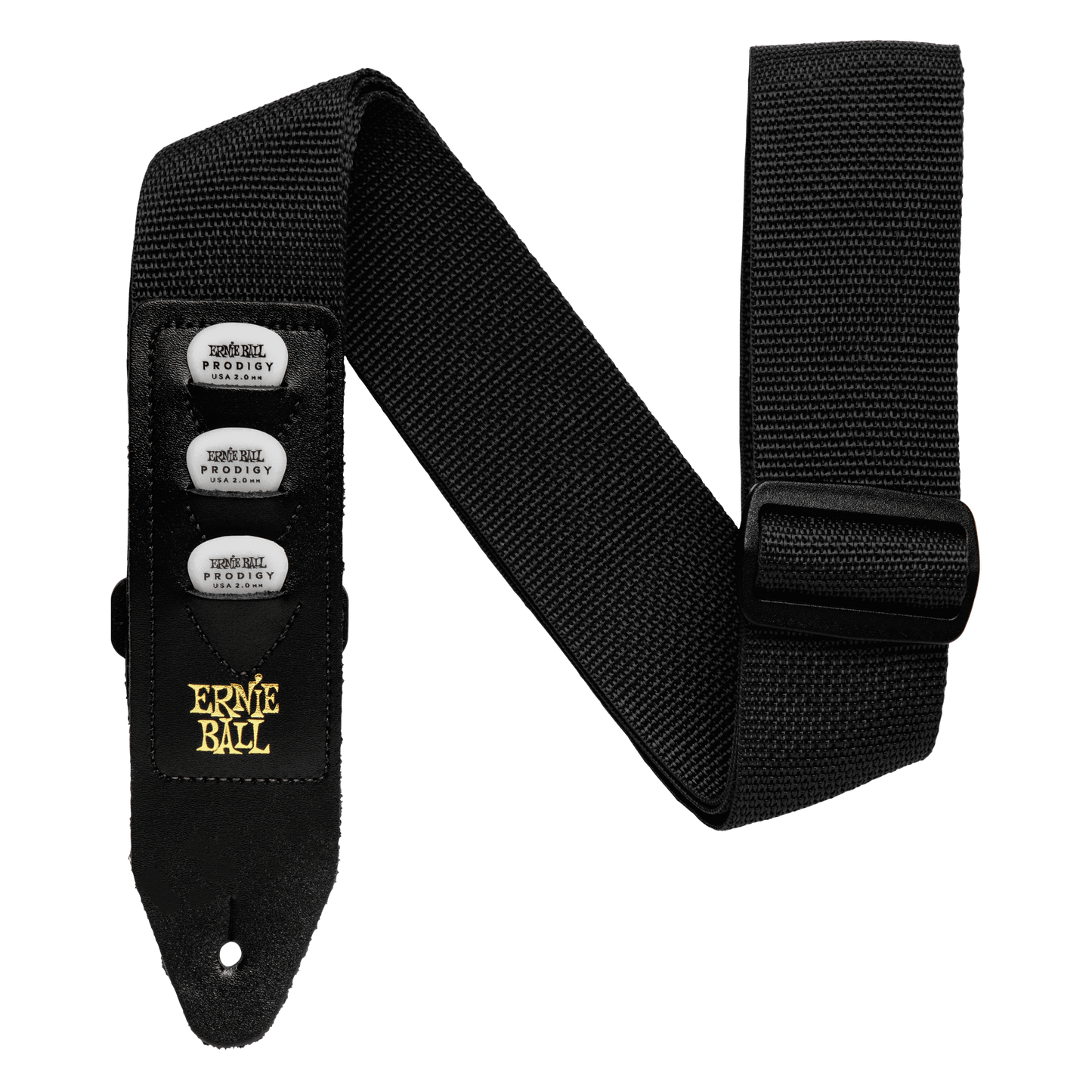ernie ball pickholder strap 4039 black