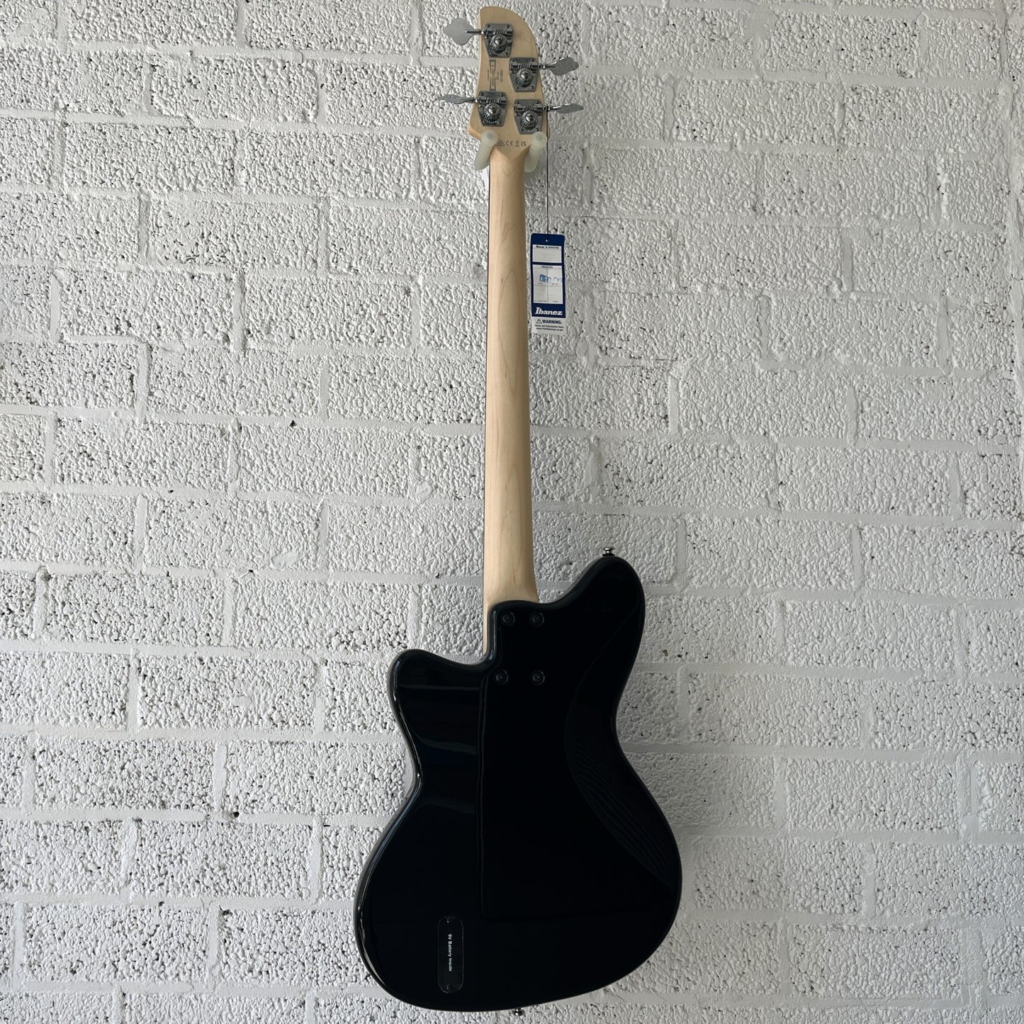 Ibanez TMB100 Talman electric bass in Black back view