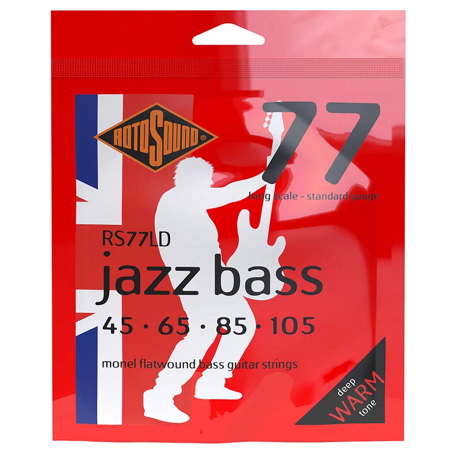 rotosound rs77ld jazz bass 77 electric bass strings 45-105