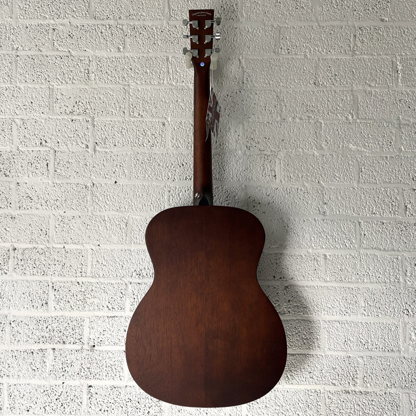 tanglewood tc3 crossroads auditorium acoustic guitar back view