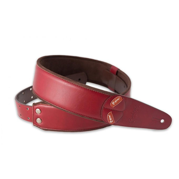 righton vegan guitar strap red