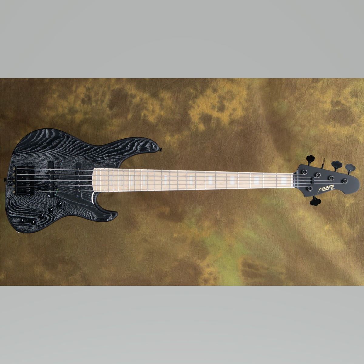 Atelier Z Beta5 Custom 5-string bass in Black Silver Line