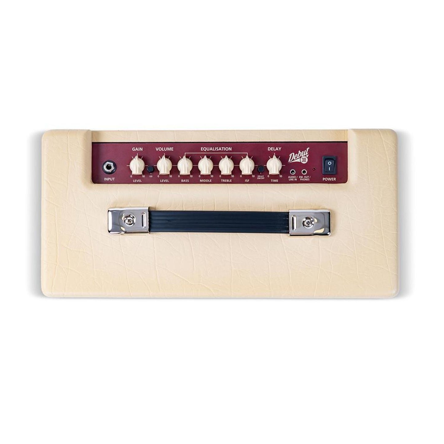 blackstar debut 30 electric guitar amplifier cream control panel