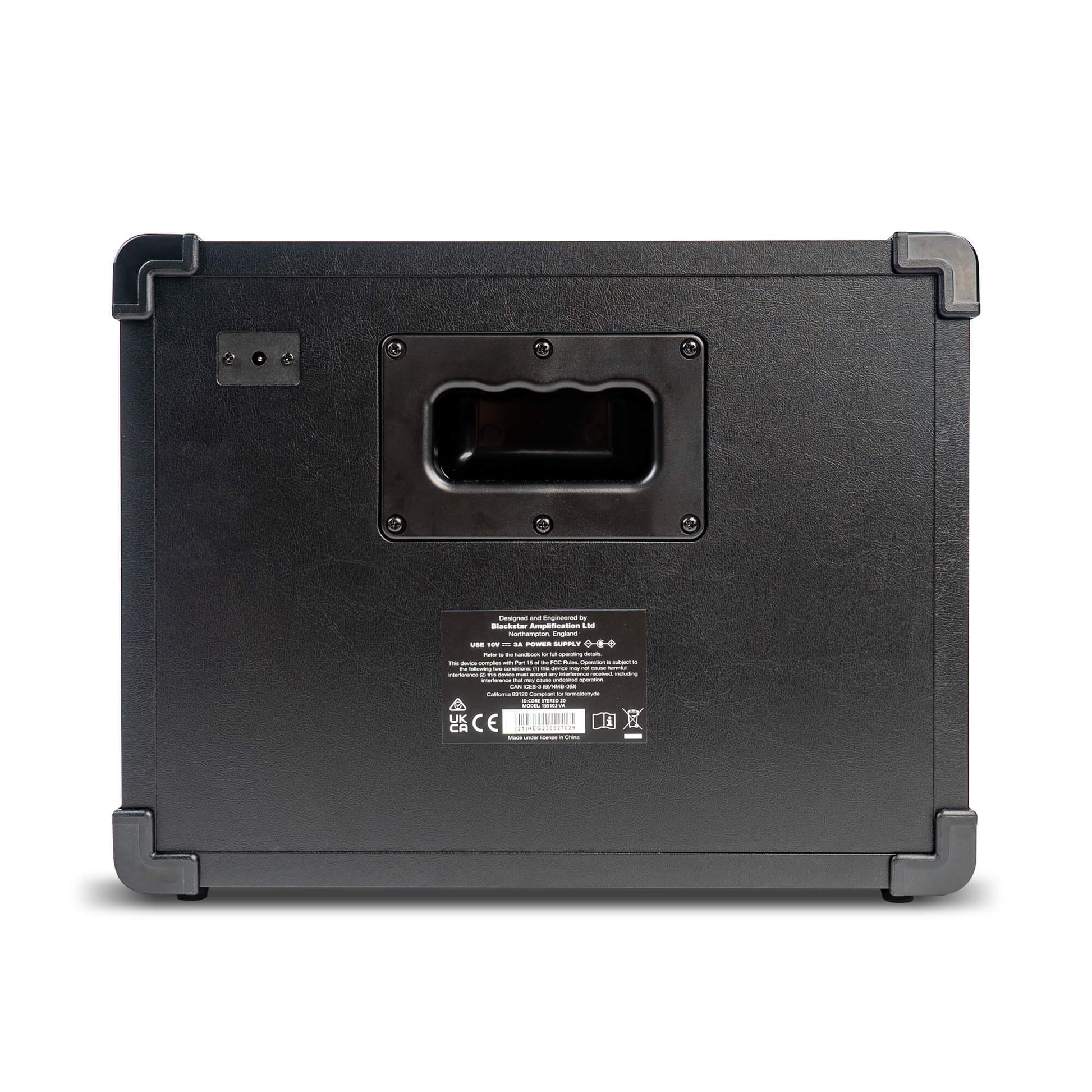 blackstar id core v4 20 guitar amp back view