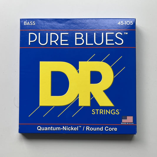 dr pure blues p-45 bass strings 45-105