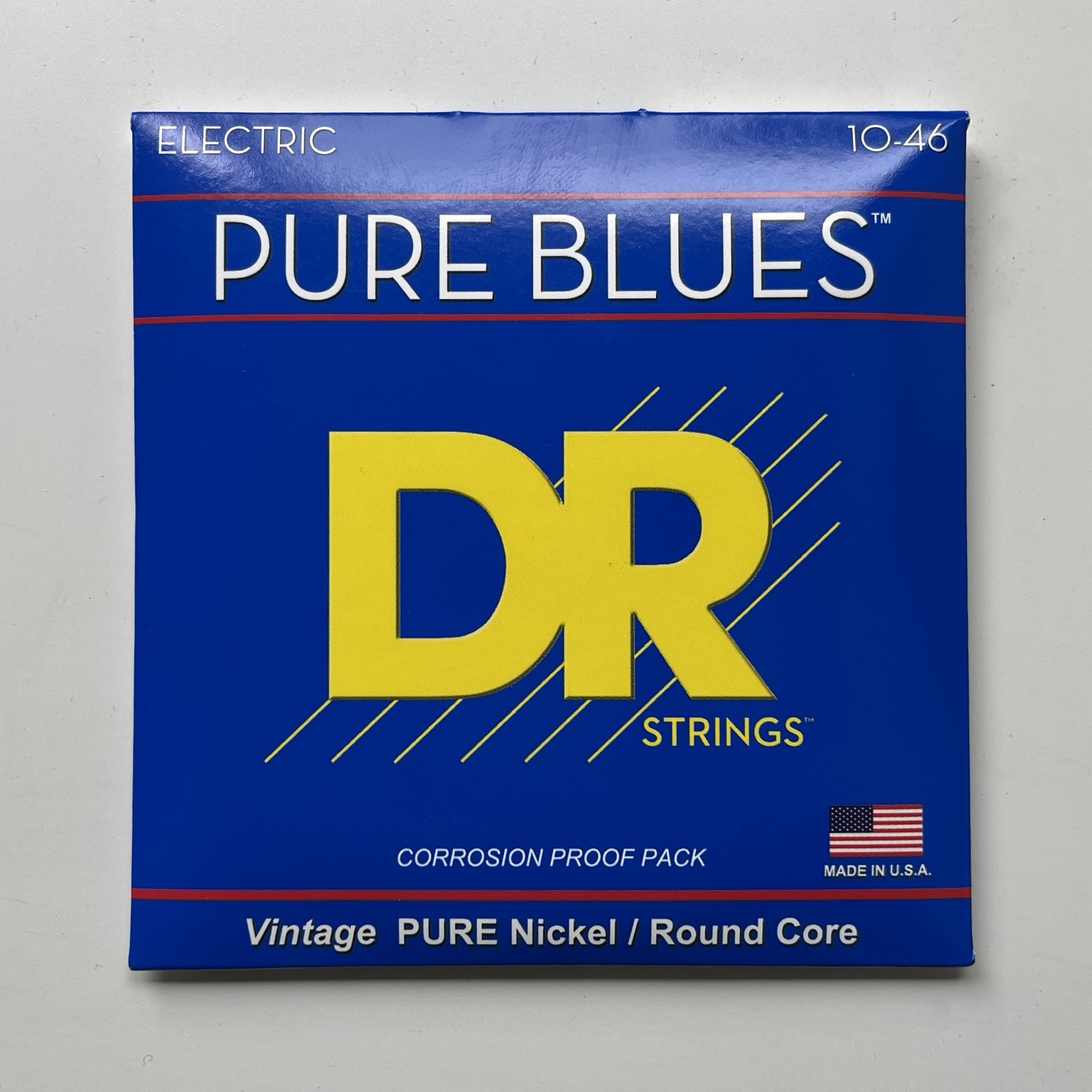 dr strings pure blues phr-10 electric guitar strings 10-46