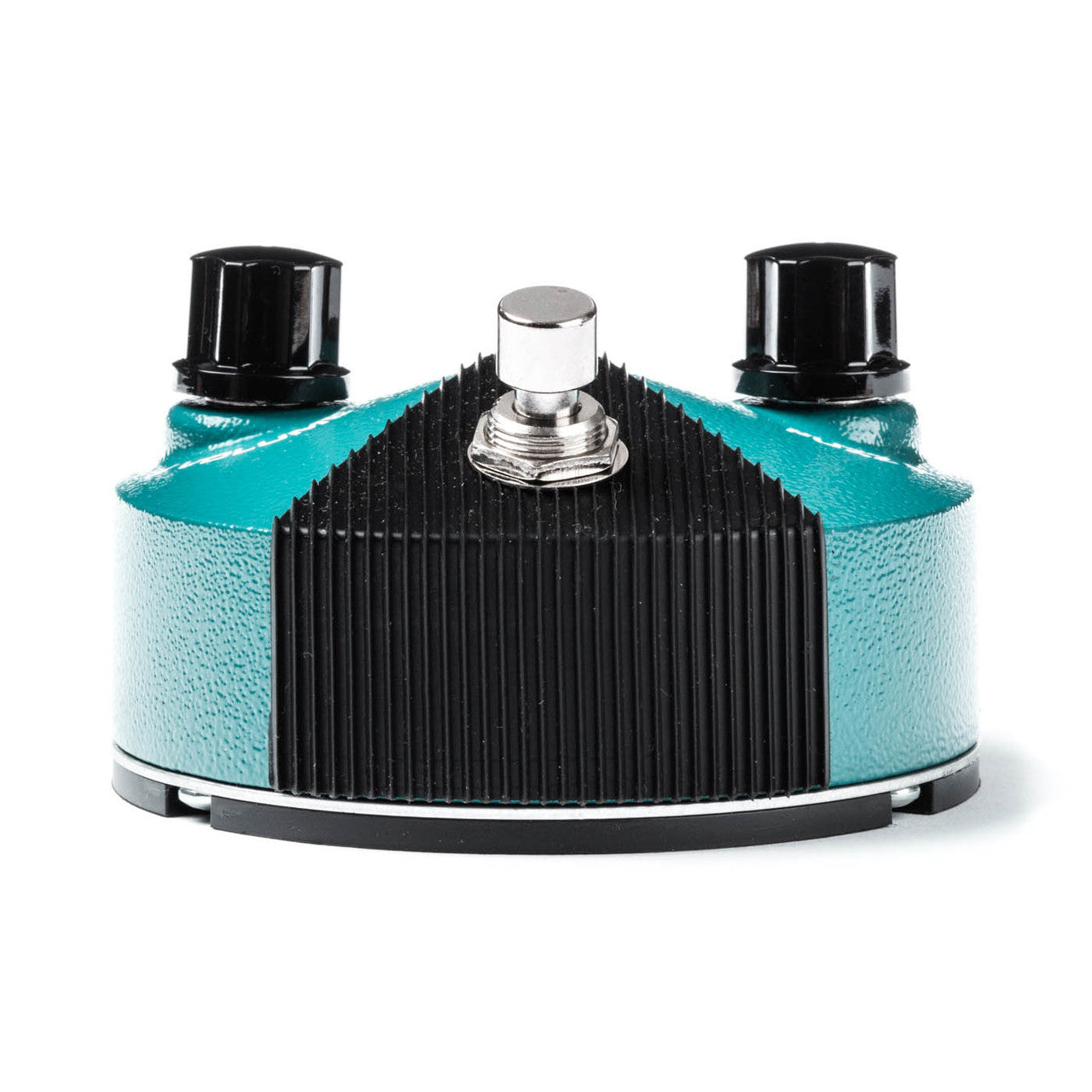 dunlop ffm3 fuzz face mini jimi hendrix turquoise side view bottom
