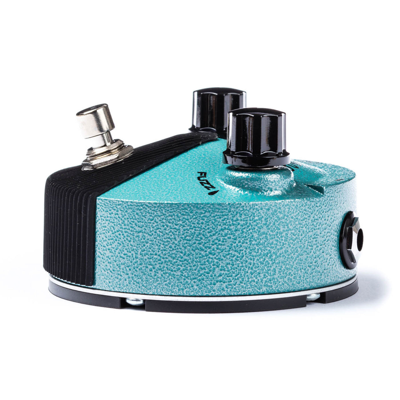 dunlop ffm3 fuzz face mini jimi hendrix turquoise side view right