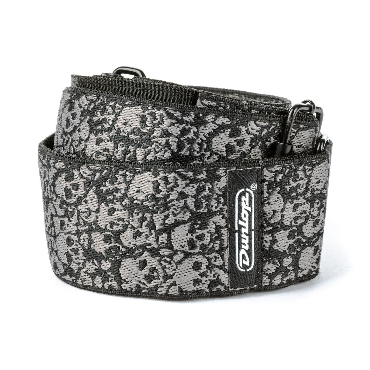 dunlop jacquard catacomb guitar strap coiled
