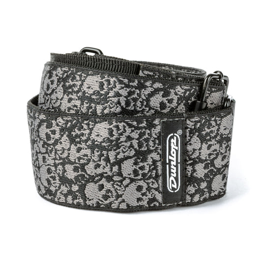 dunlop jacquard catacomb guitar strap coiled