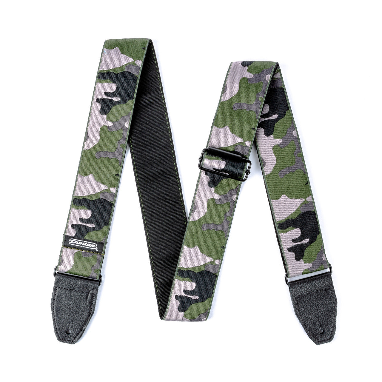 dunlop jacquard ranger green guitar strap