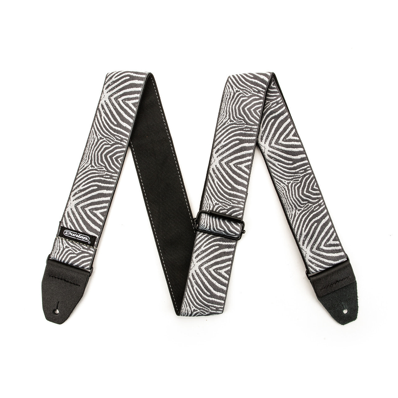 dunlop jacquard catacomb guitar strap coiled