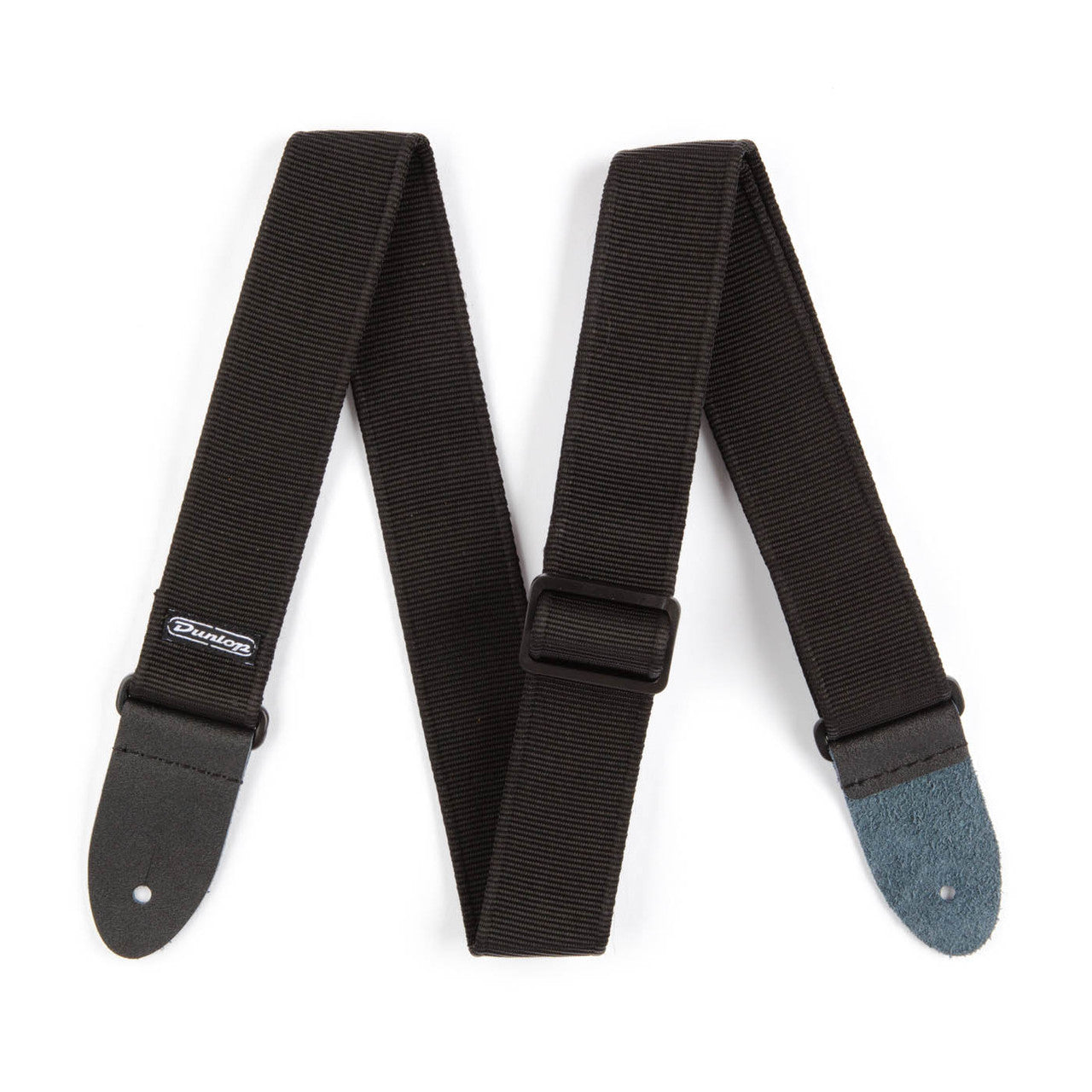 dunlop standard black extra long guitar strap
