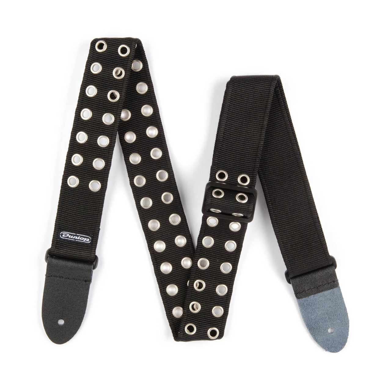 dunlop standard black eyelet guitar strap