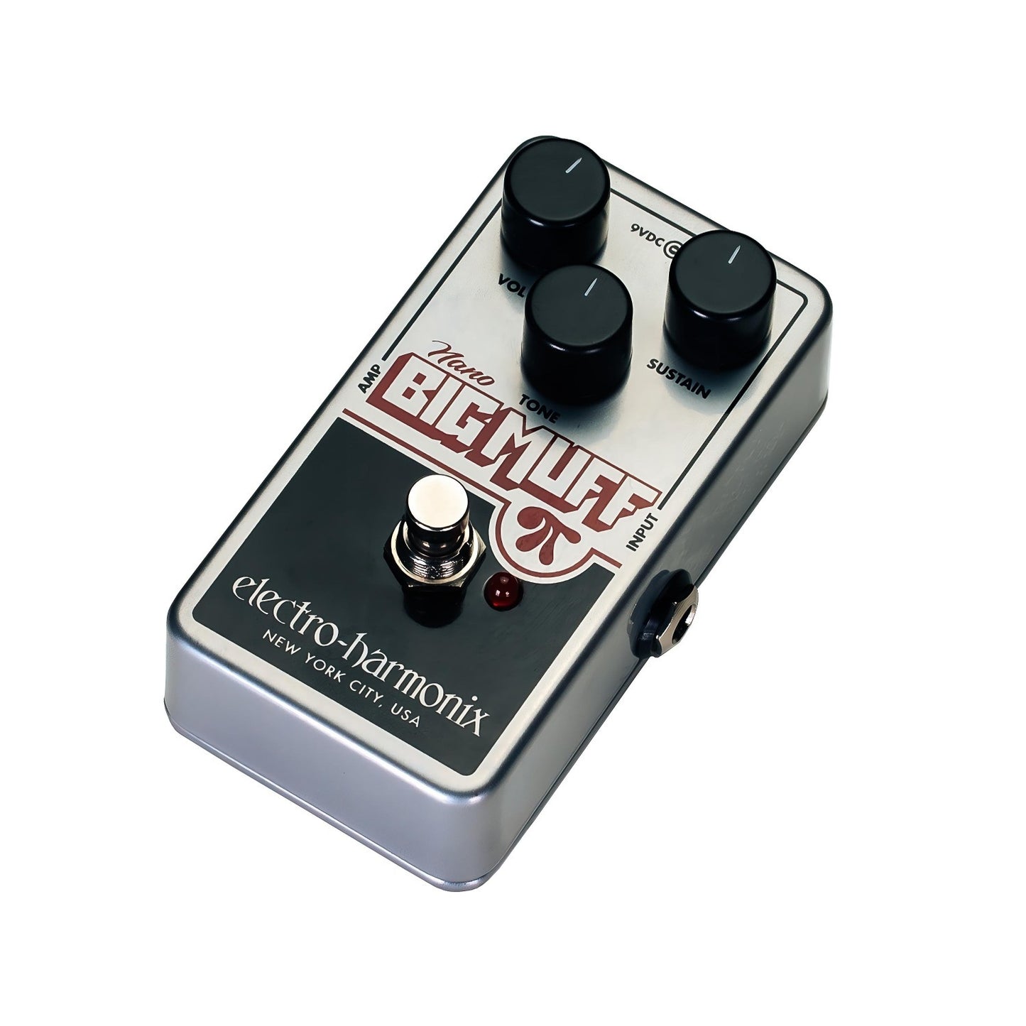 electro-harmonix nano big muff pi fuzz angled view right