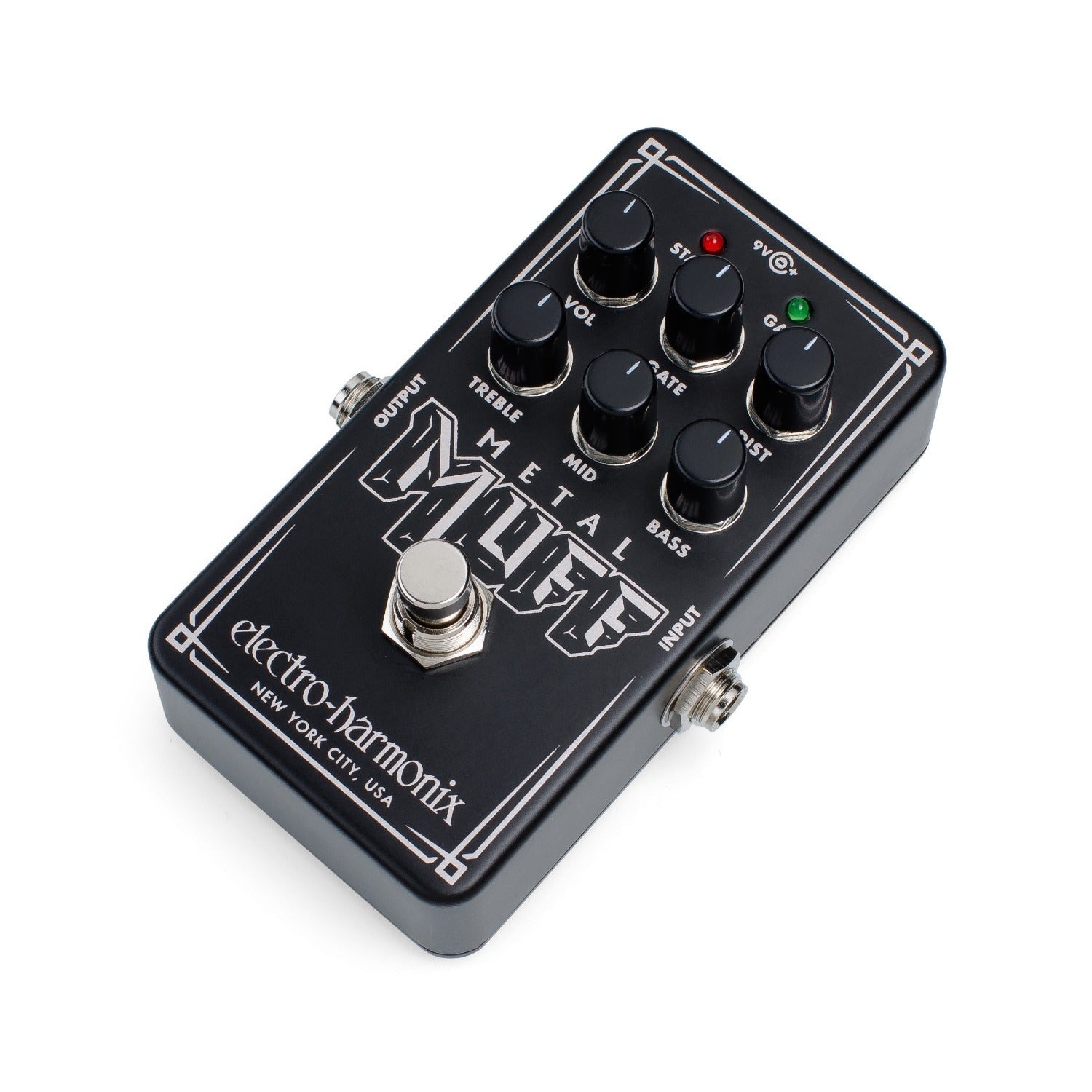 electro-harmonix nano metal muff distortion angled view right