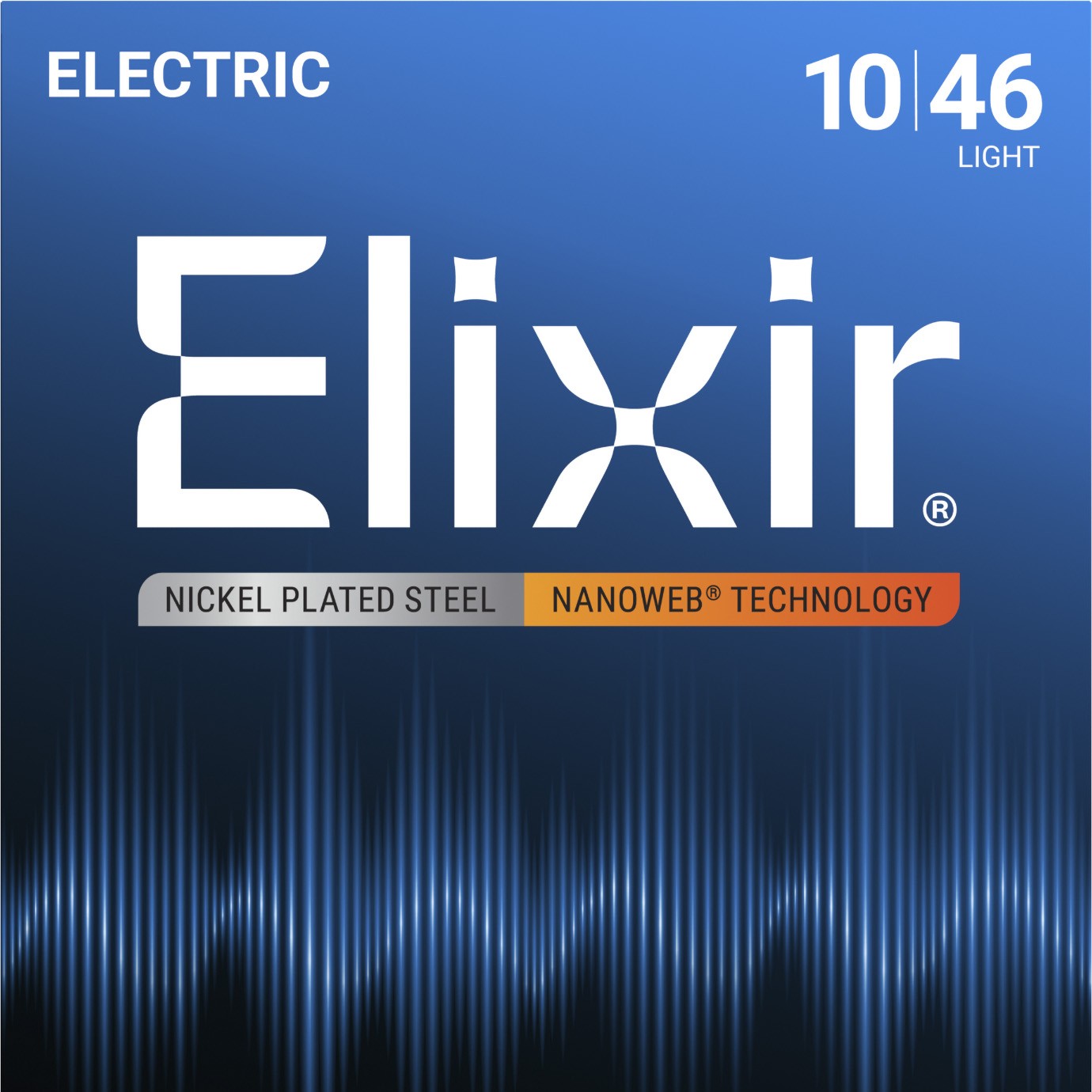 elixir nanoweb electric guitar strings 10-46