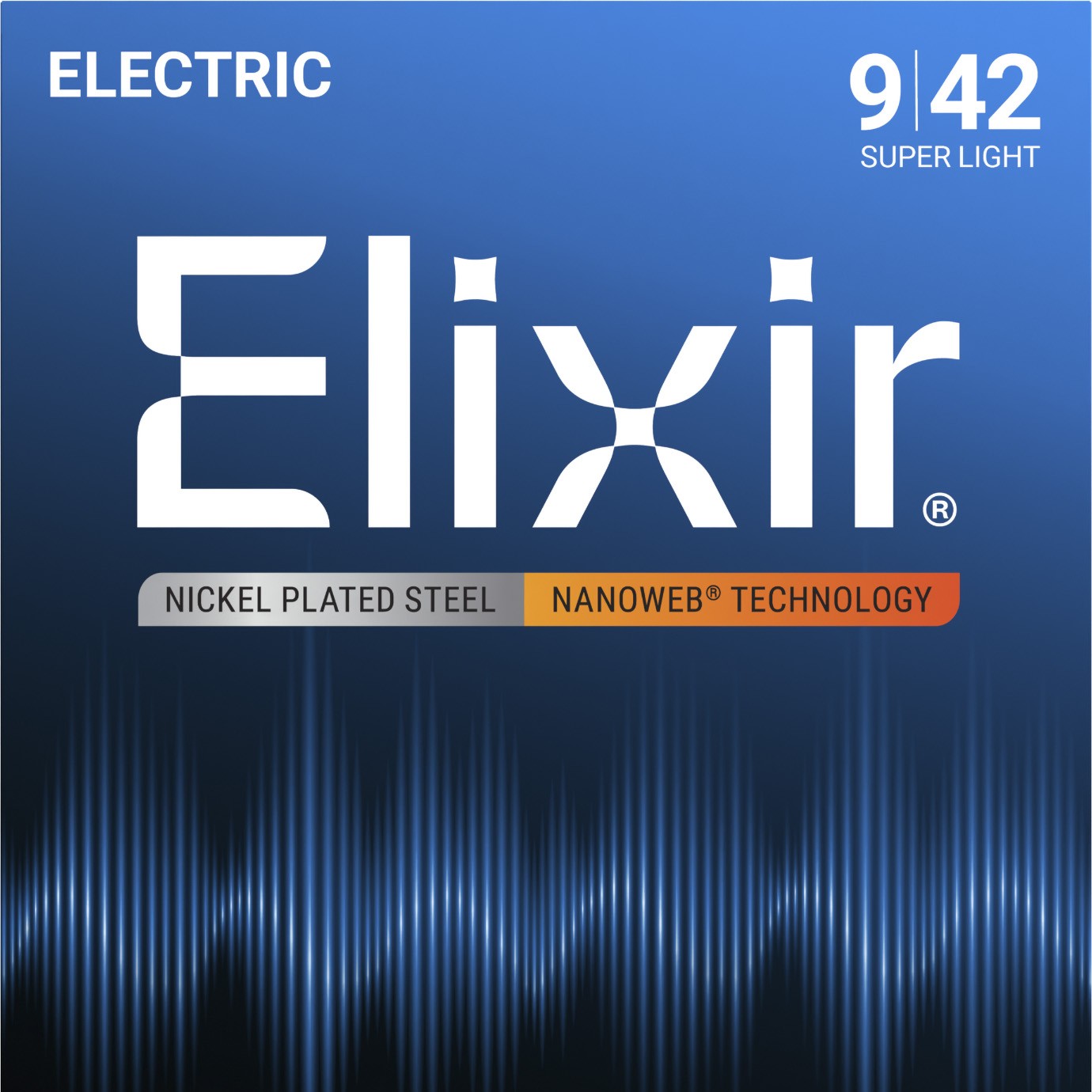 elixir nanoweb electric guitar strings 9-42