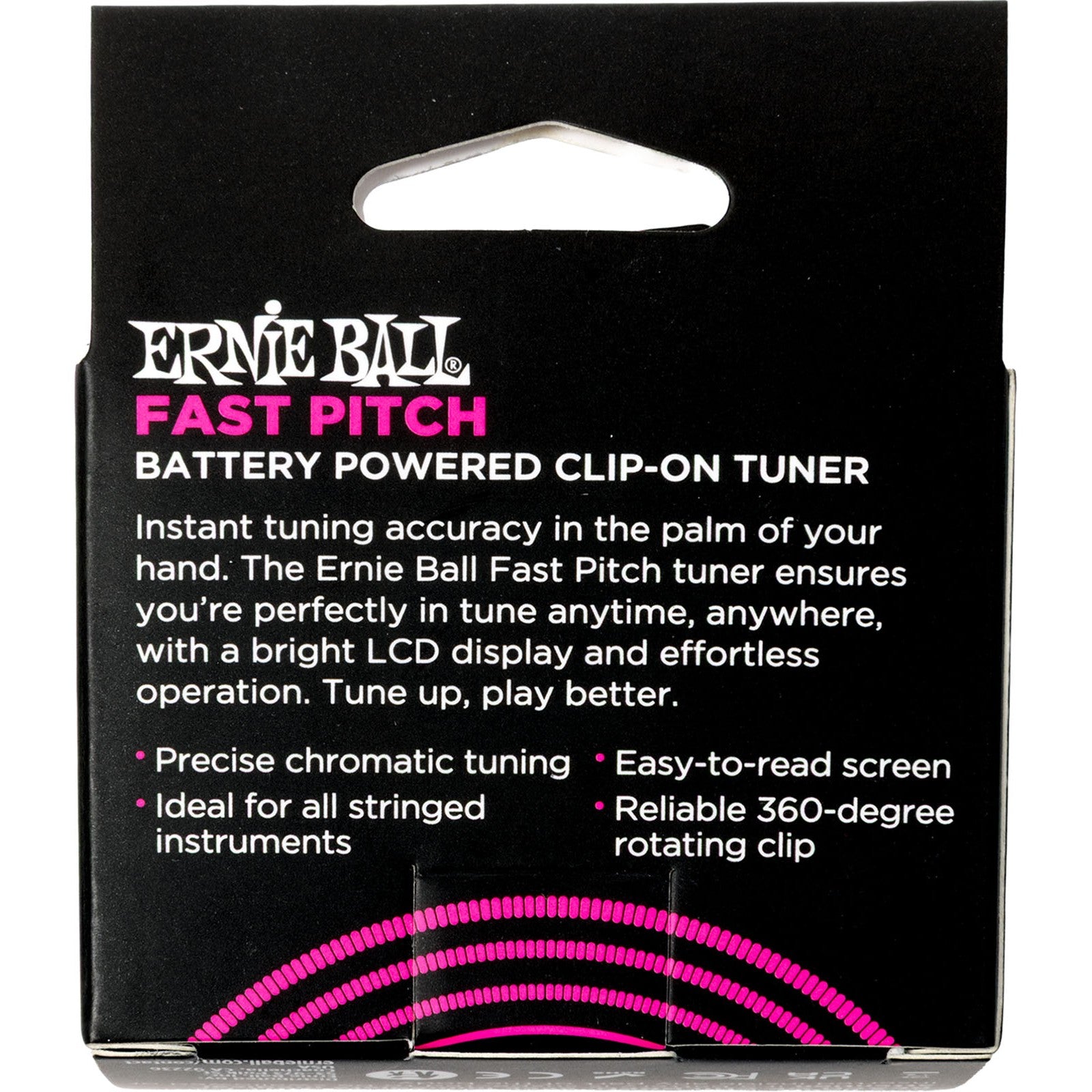 ernie ball fast pitch tuner box back view