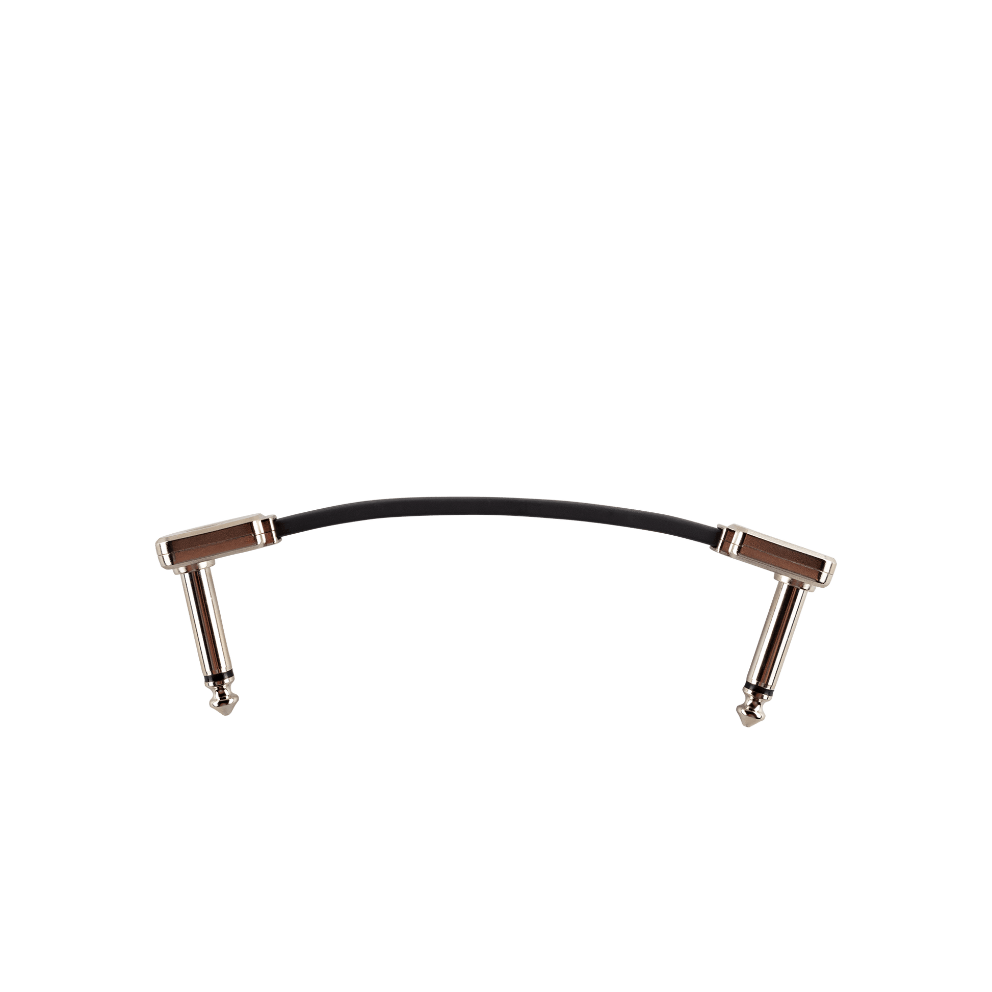 ernie ball eeb 6225 flat ribbon patch cable 7.5 cm black angled angled