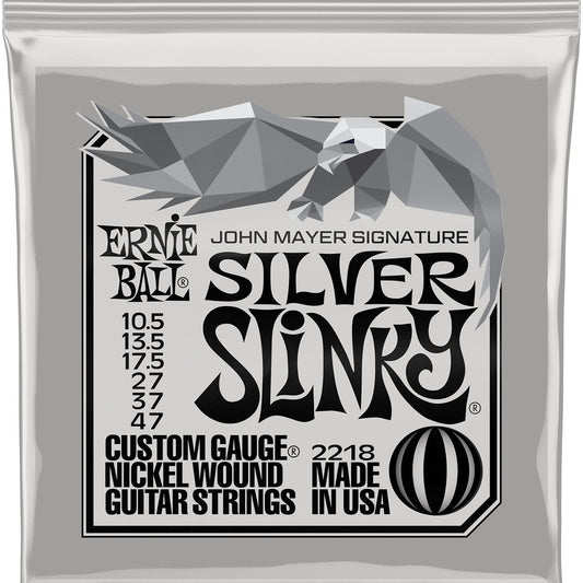 ernie ball silver slinky electric guitar strings 10.5-47