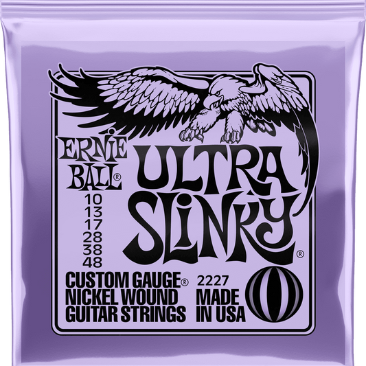 ernie ball ultra slinky electric guitar strings 10-48