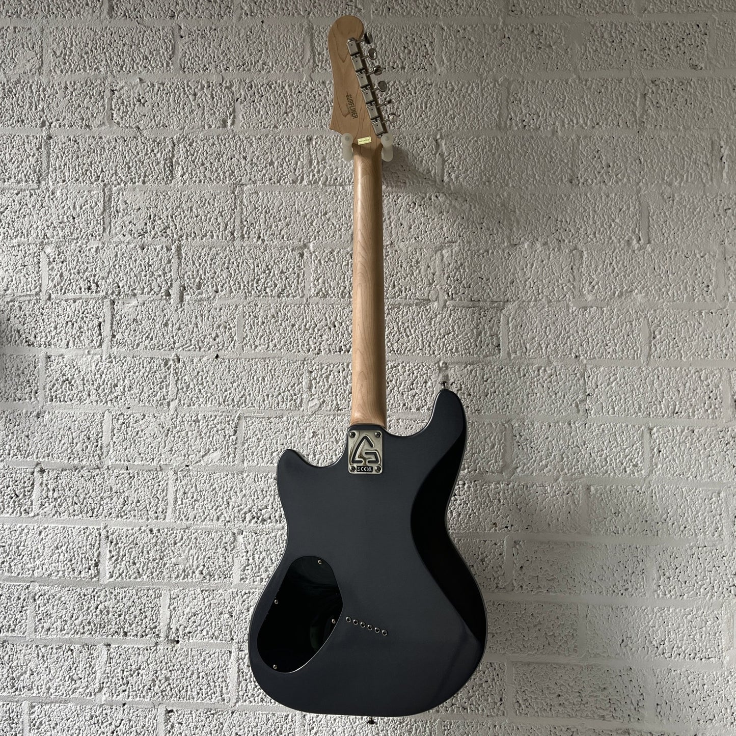 guild surfliner hh electric guitar canyon dusk back view