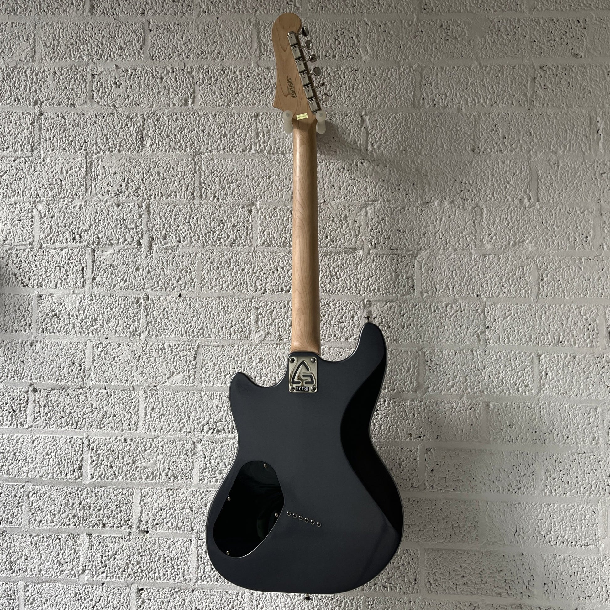 guild surfliner hh electric guitar canyon dusk back view