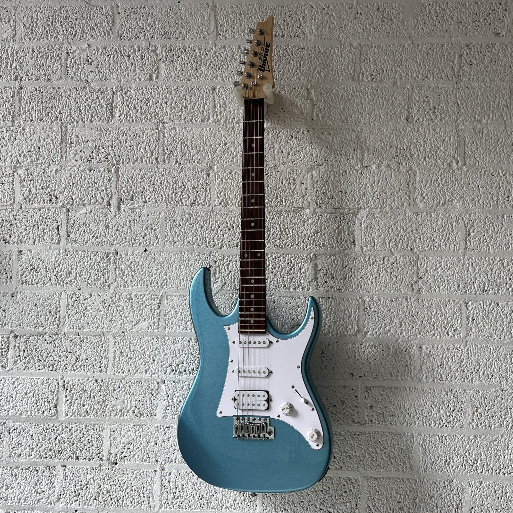 ibanez grx40 metallic light blue electric guitar