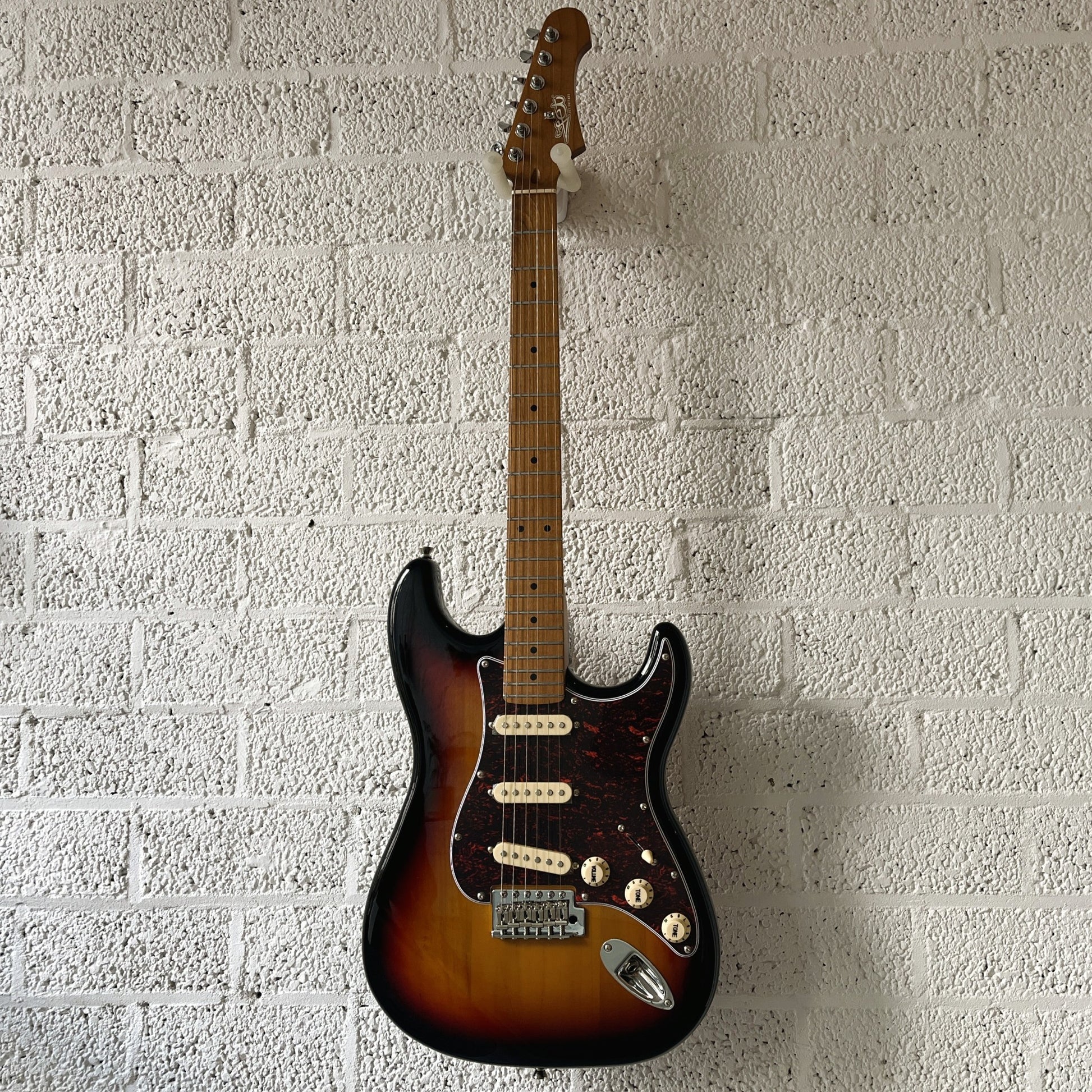 jet js300 electric guitar sunburst