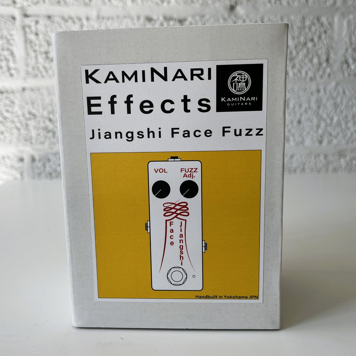kaminari jiangshi face fuzz pedal packaging
