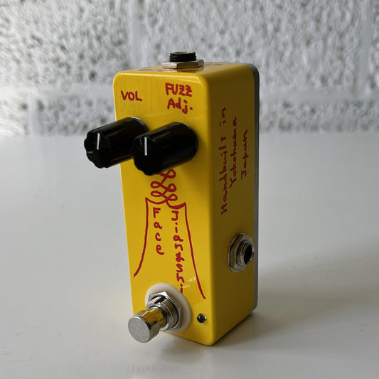 kaminari jiangshi face fuzz pedal – hand-built silicon fuzz with vintage tone - upright