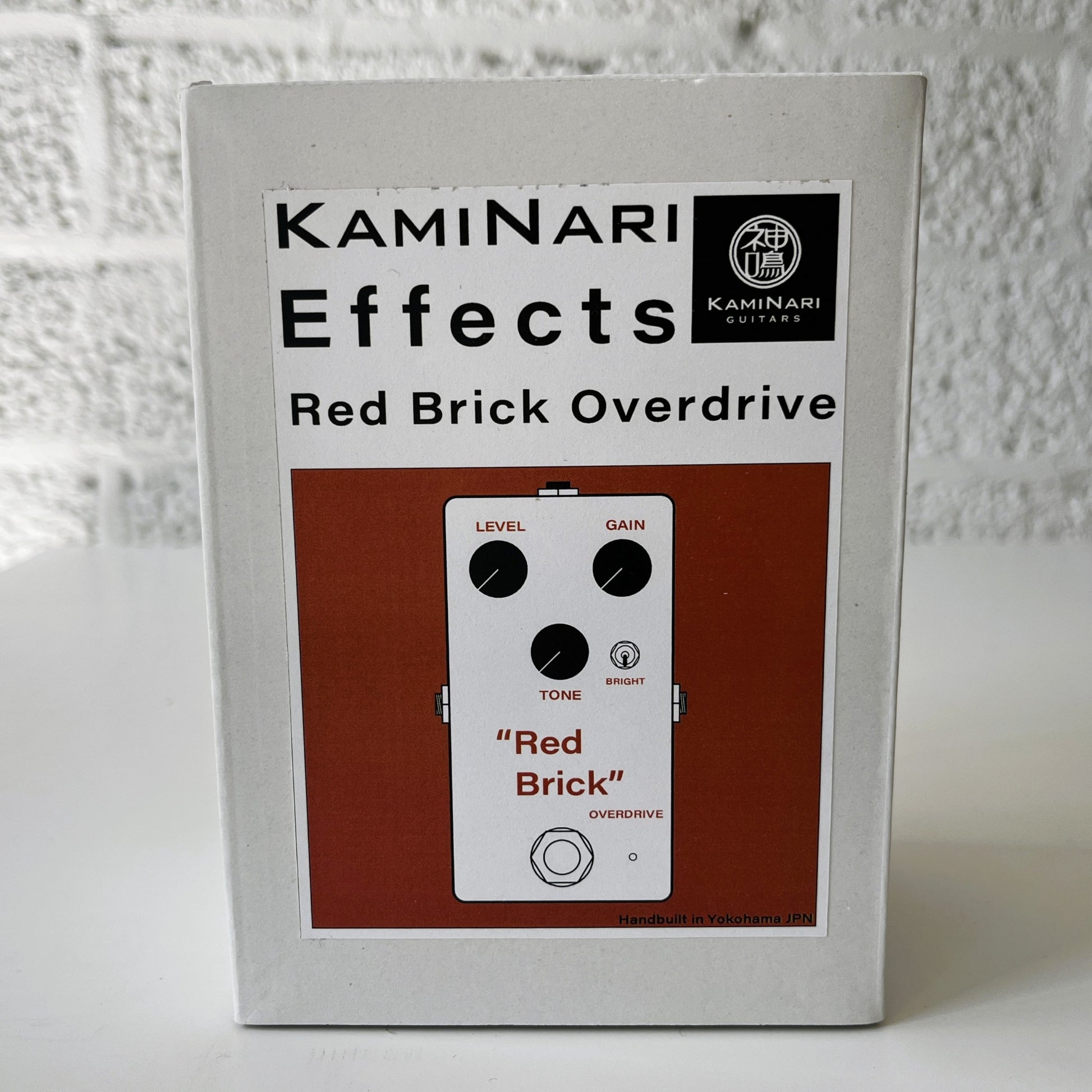 kaminari red brick overdrive pedal packaging