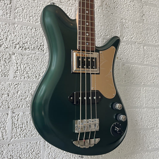 oopegg stormbreaker bass dark green body angled left