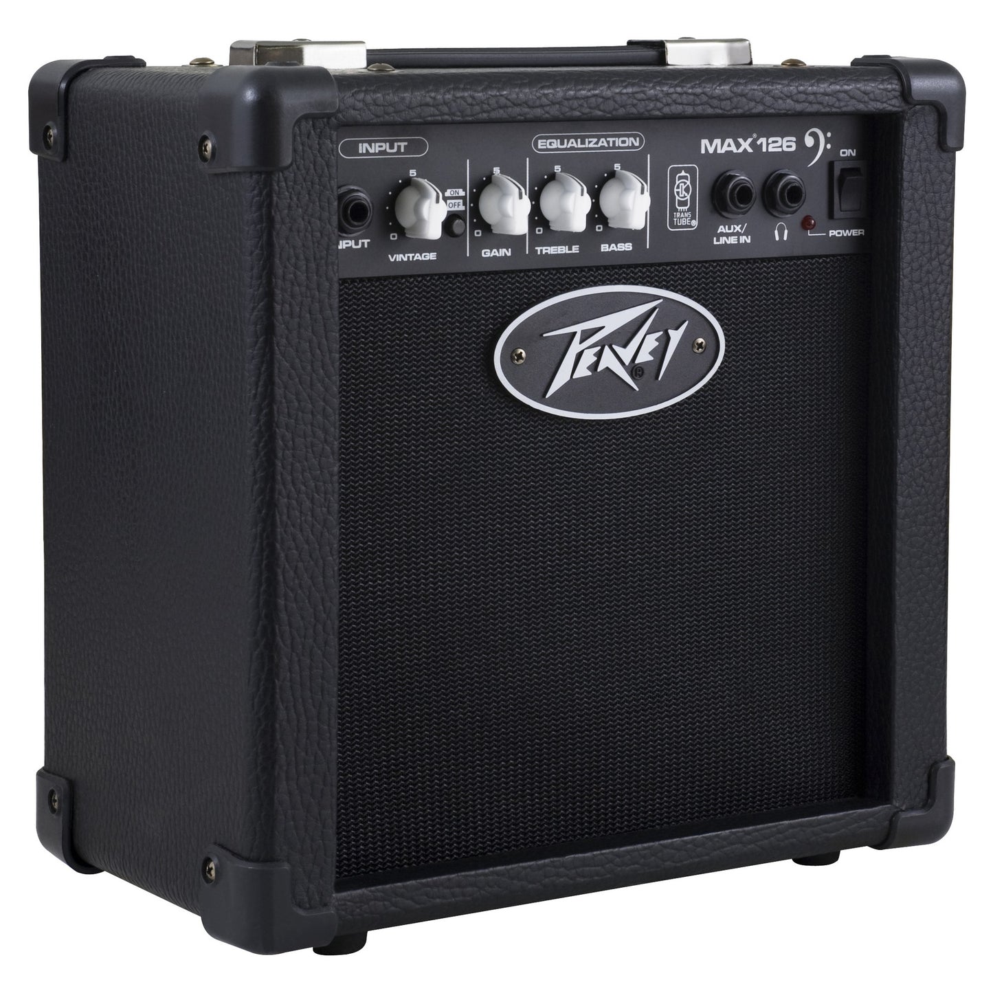 peavey max 126 bass combo amp 10w angled left