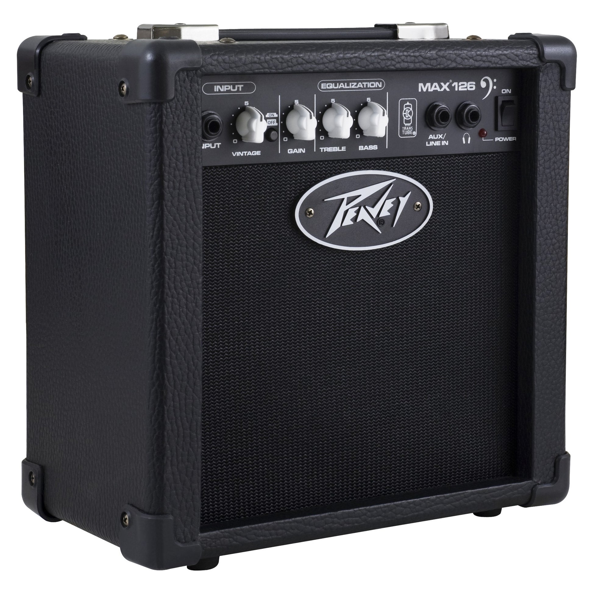 peavey max 126 bass combo amp 10w angled left