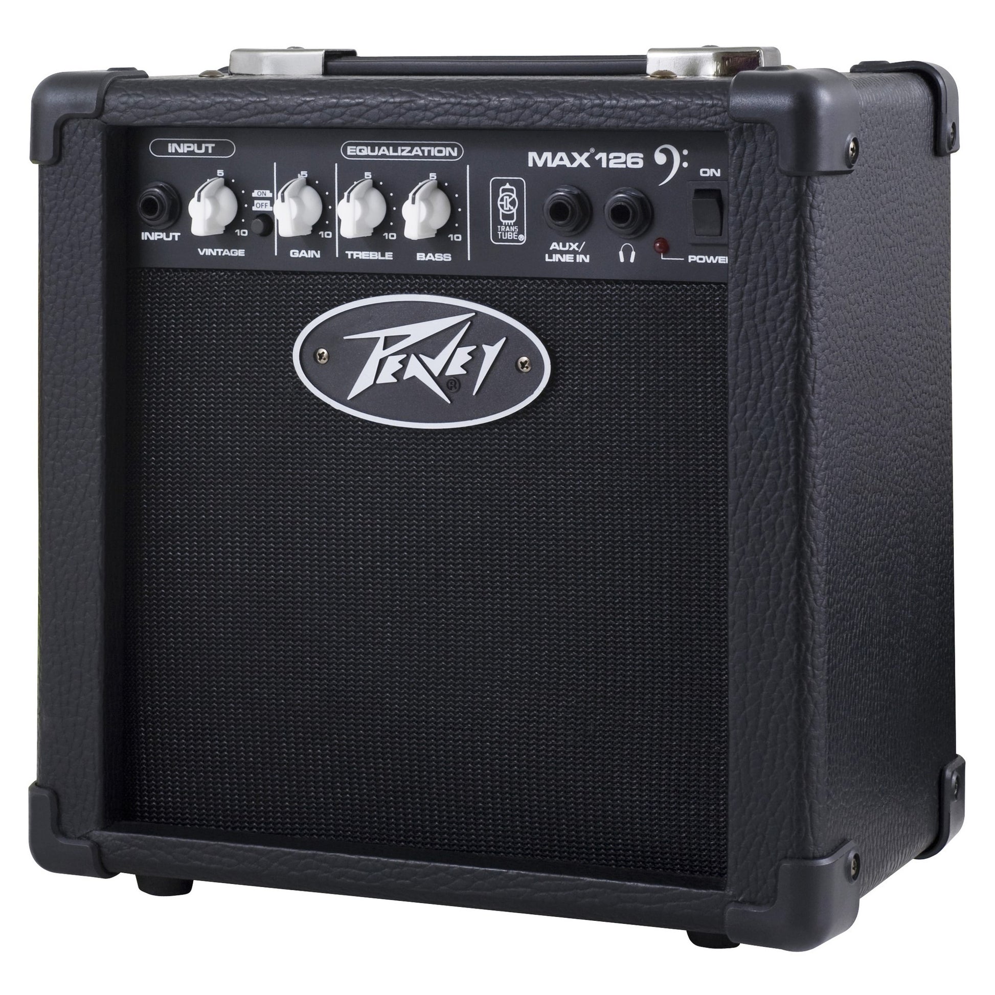 peavey max 126 bass combo amp 10w angled right