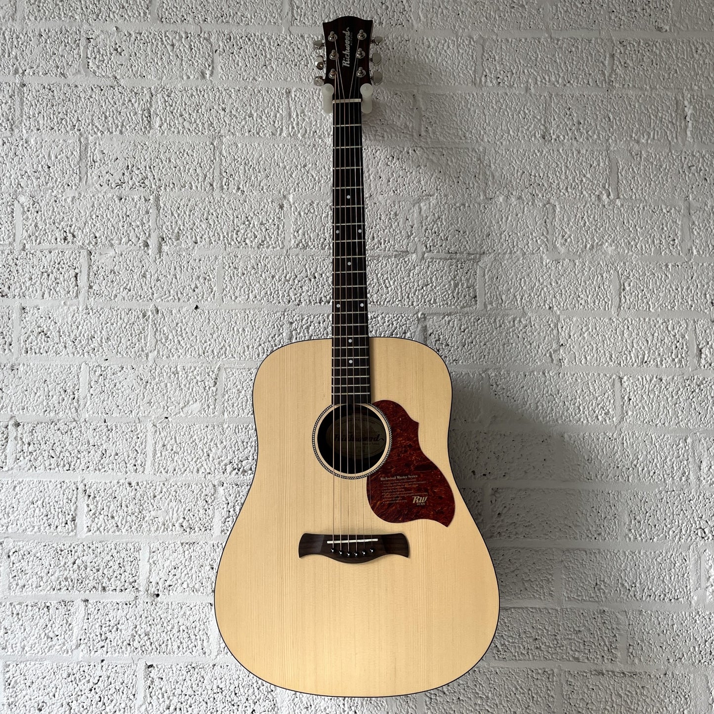 richwood d20e master series handmade dreadnought electro acoustic guitar