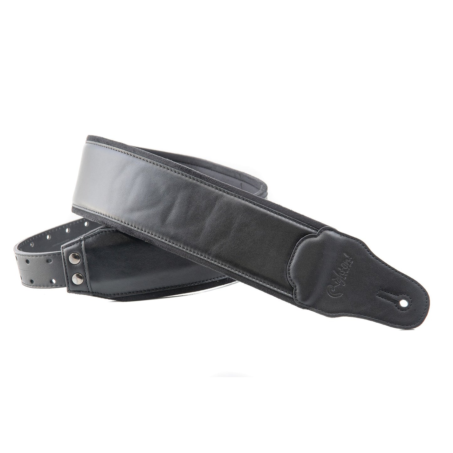RightOn! Smooth Black – Wide Leather Strap