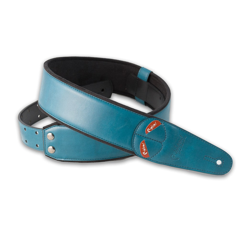 righton mojo charm guitar strap teal