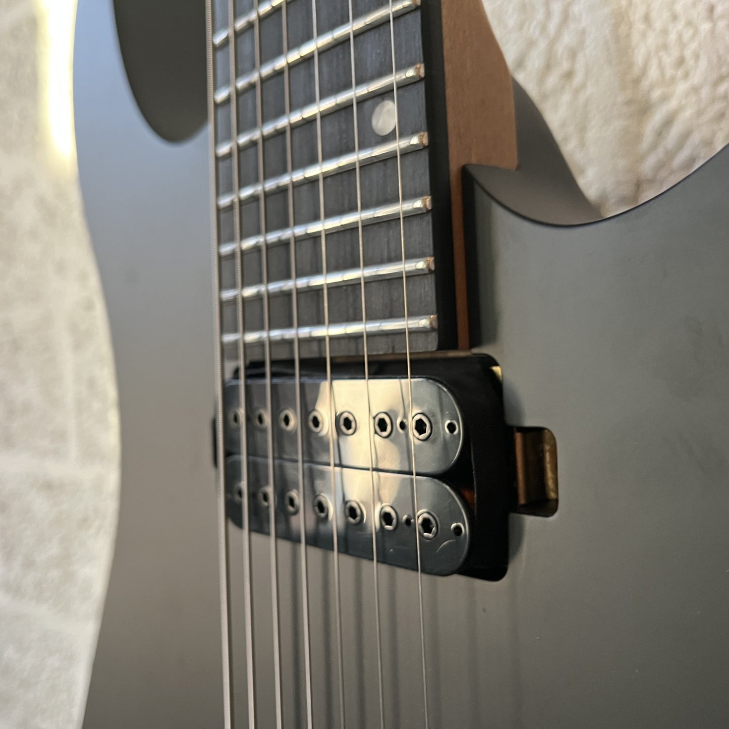spira s407 7-string satin black electric guitar pickup