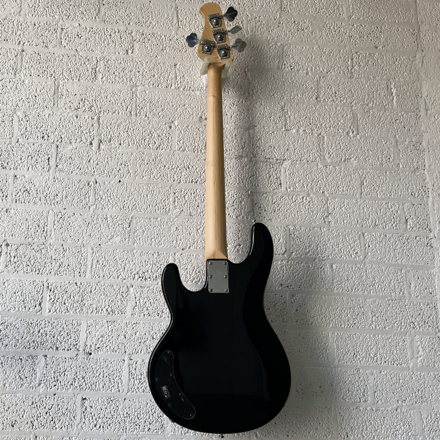 sterling by music man intro series stingray ray2 electric bass black back view