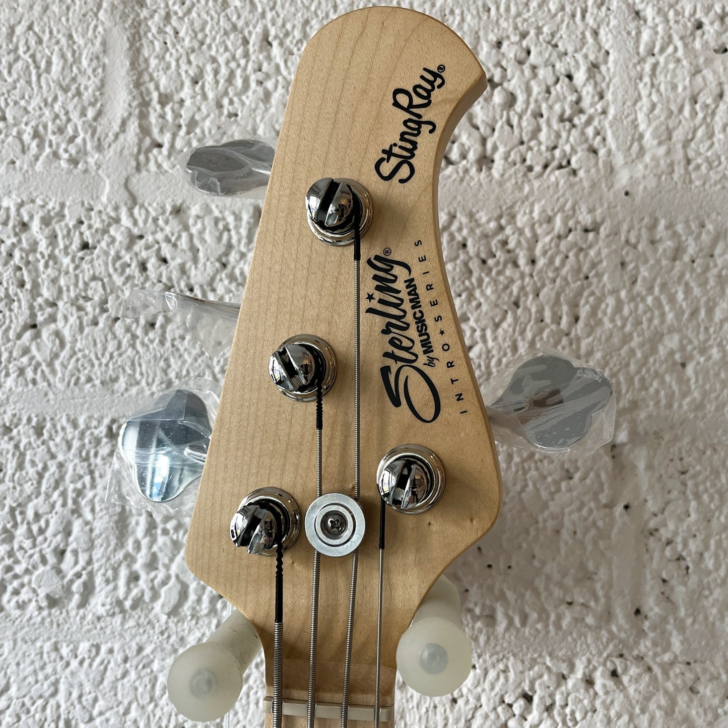 sterling by music man intro series stingray ray2 electric bass black headstock