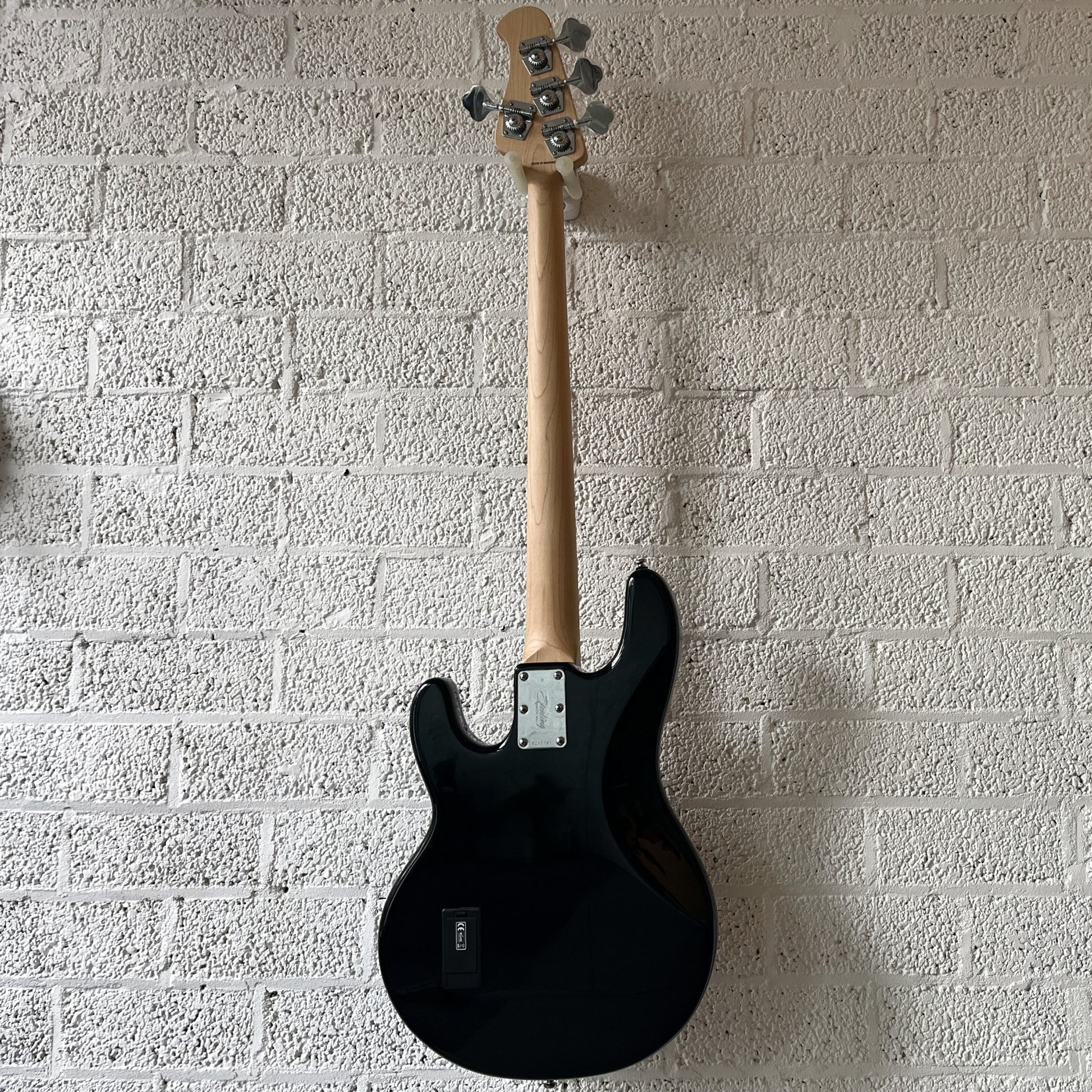sterling by music man sub series stingray ray4 black back view