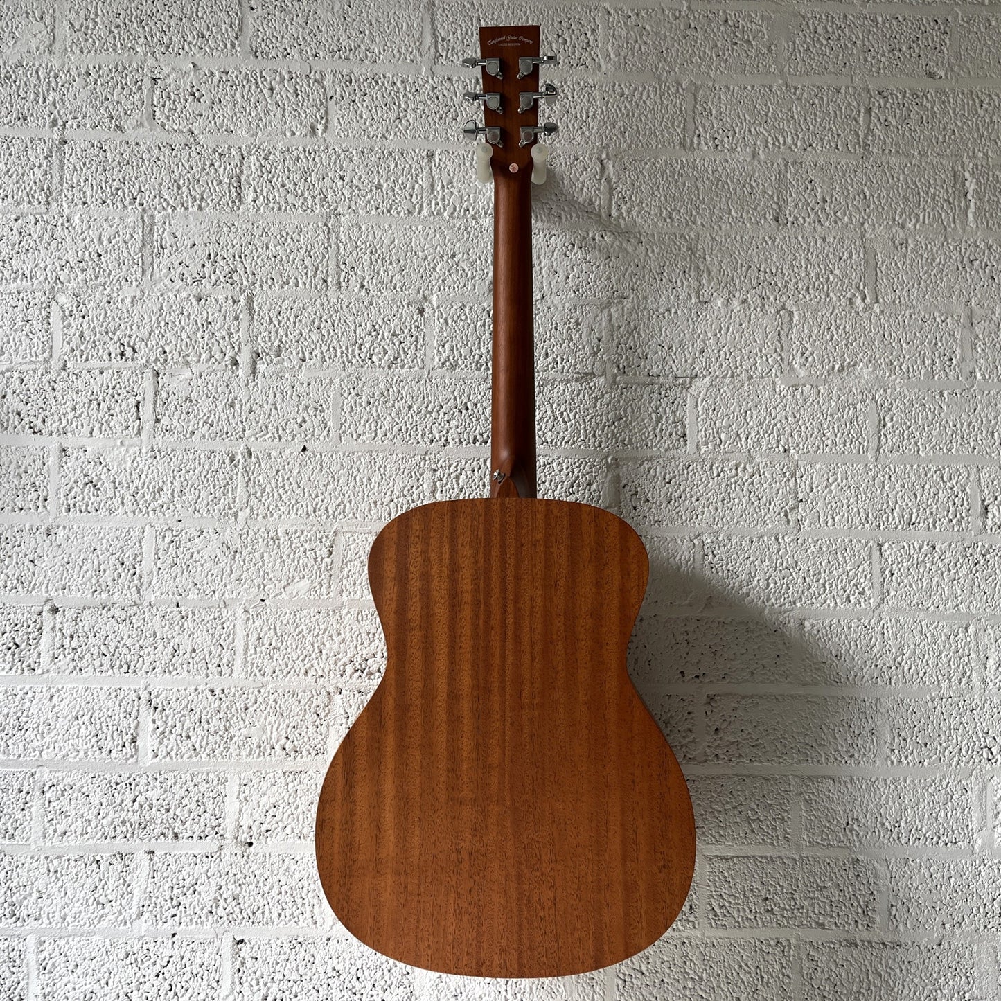 tanglewood tr3 roadster auditorium acoustic guitar back view