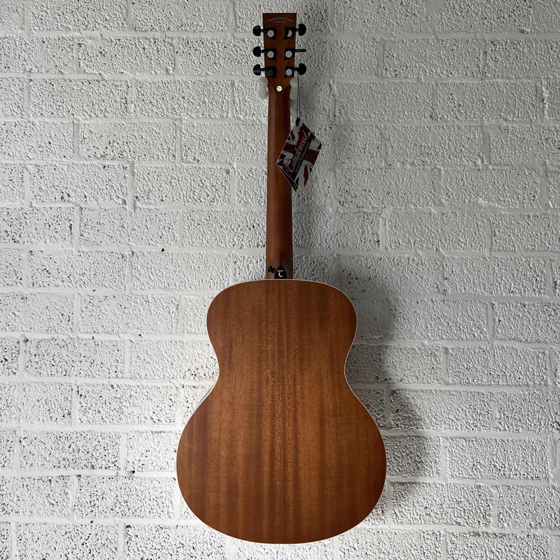 tanglewood ts3 strada auditorium acoustic guitar back view