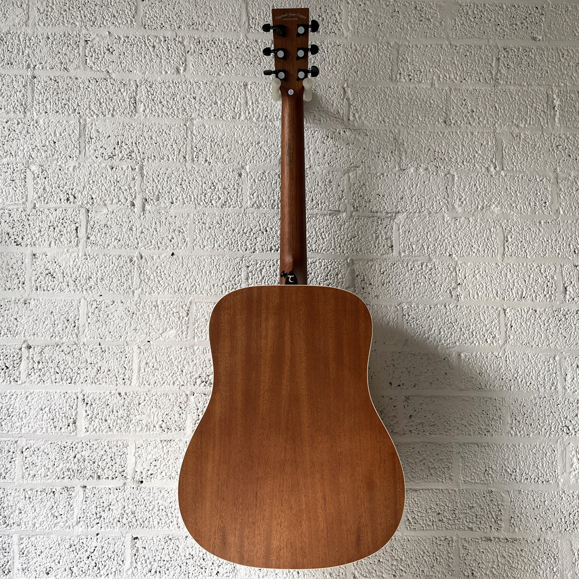 tanglewood ts5 strada dreadnought acoustic guitar back view